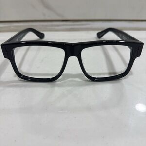 Caddis Sleek Black Rectangular Glasses